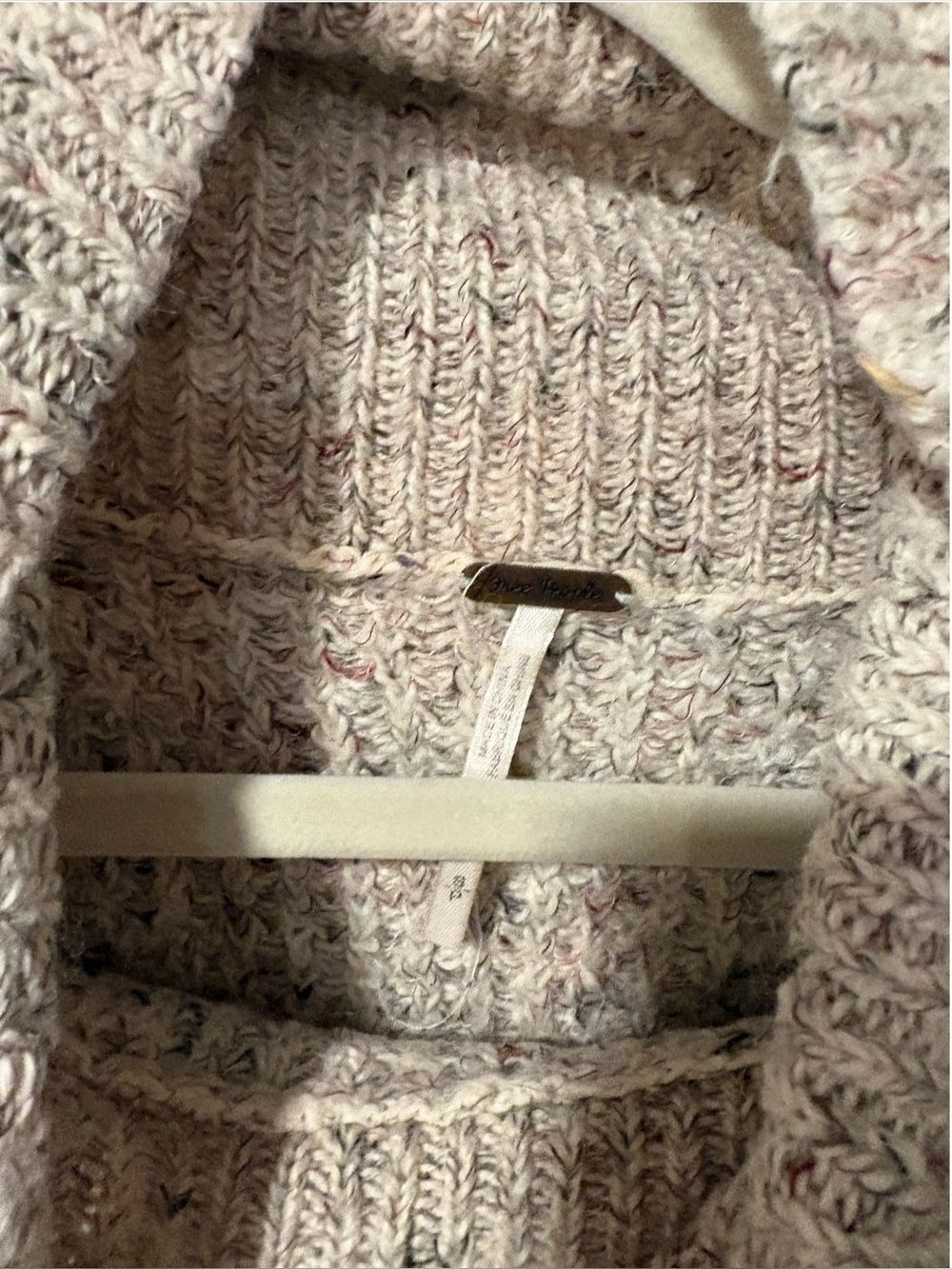 Free People Speckled Cream Sweater - Picture 4 of 6